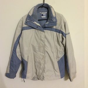 Columbia jacket with removable fleece jacket