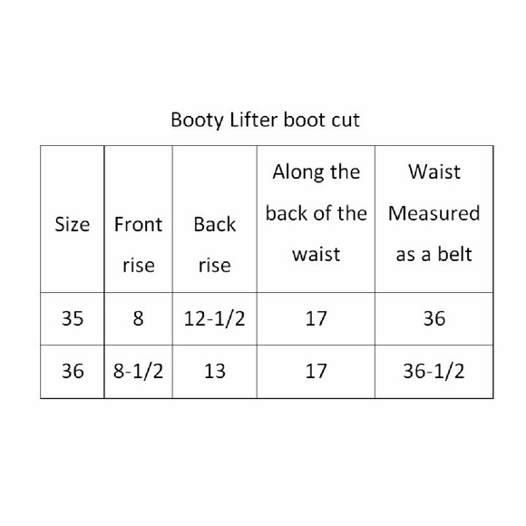 👖🌹 Bootylifter bootcut jeans in Night Blue. - Picture 4 of 4