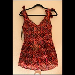 Miley tie romper