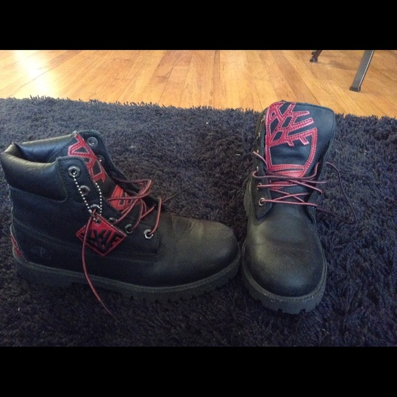 AWESOME BLACK  TIMBERLAND BOOTS!!! - Picture 3 of 4