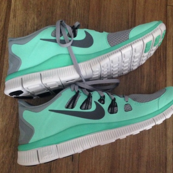 Blue and Grey Nike Frees - Picture 2 of 2