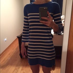 J. Crew striped dress xxs
