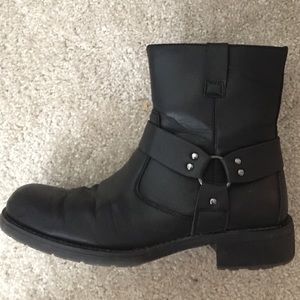MENS Unlisted biker boots, gently used, size 12
