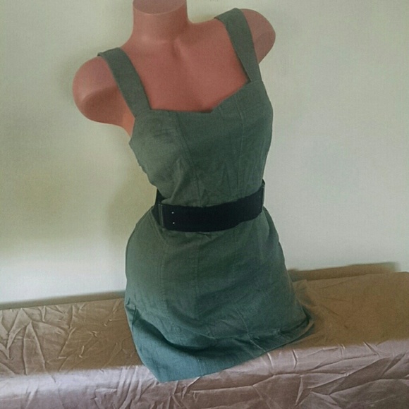 BCBGeneration  NWT army/cedar green dress 8
