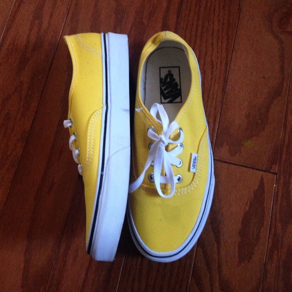 yellow vans size 6