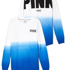 Blue Ombré Crewneck