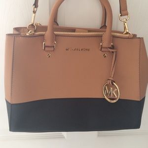 Michael Kors two tone coffee/black