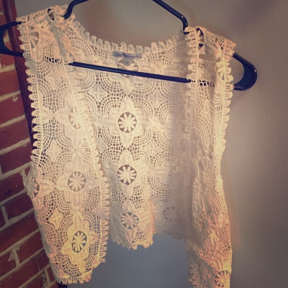 Lace vest!