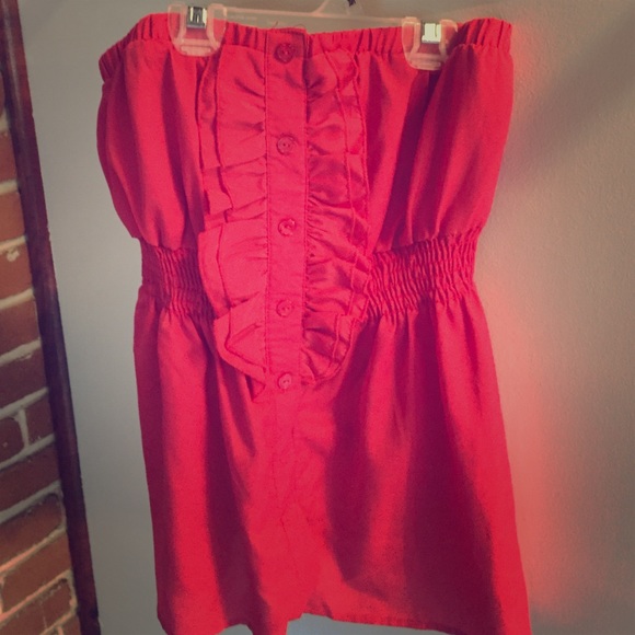 Strapless top!