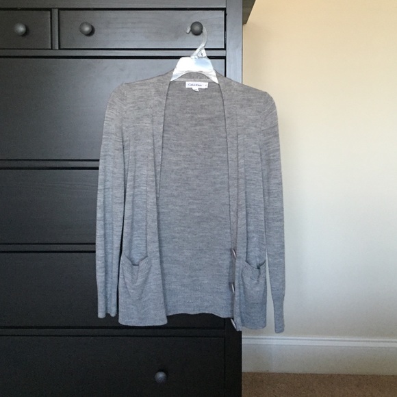 Calvin Klein Gray Cardigan