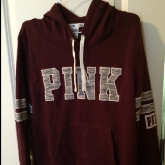 Maroon PINK SWEATSHIRT