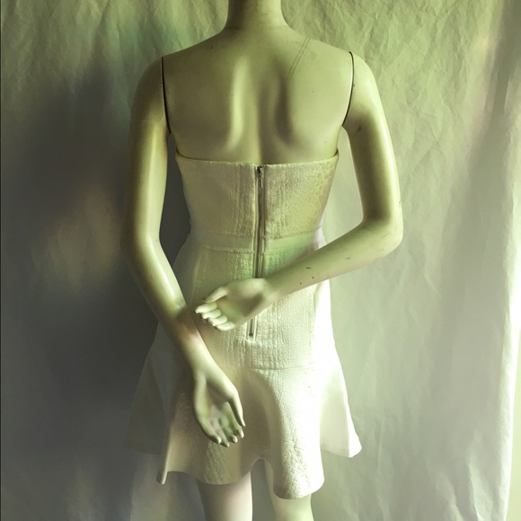 Rebecca Taylor 6 White Cloque Embellished Dress - Picture 2 of 4