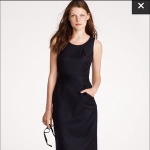 Emmaleigh Super 120s J Crew Black Dress