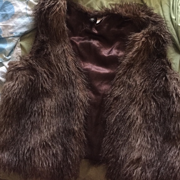 H&m fur vest