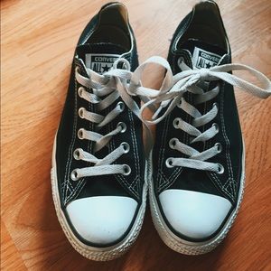 Black Converse Low Tops