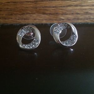 Rose gold earrings. Never worn
