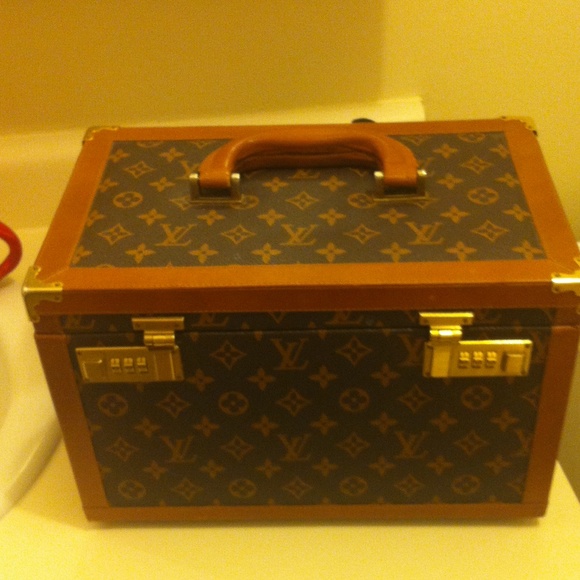 Vintage Louis Vuitton jewelry case and watch case
