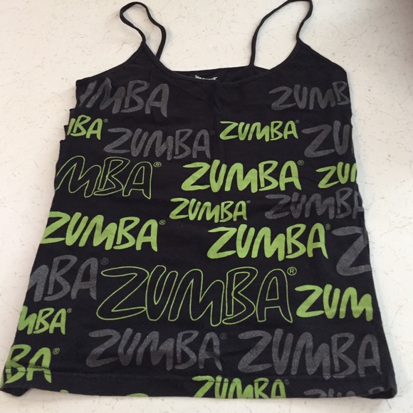 Rare custom cut Zumba instructor tank