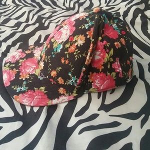 Floral fitted Hat