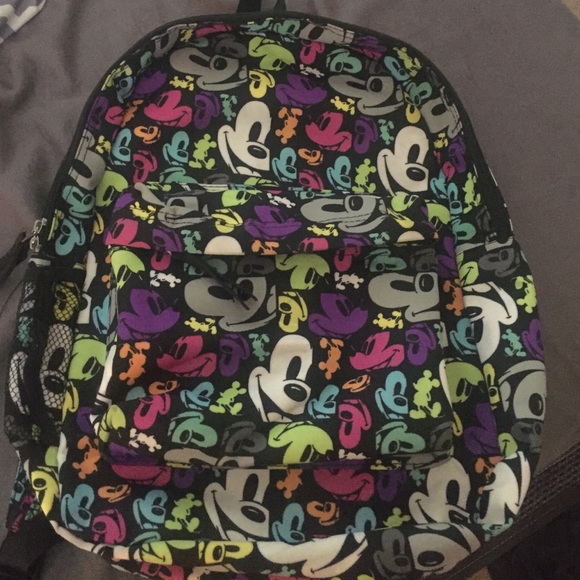 Disney Handbags - Disney Multi colored Mickey Mouse backpack