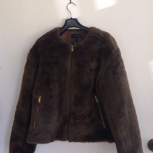 J Crew Plush Teddy coat