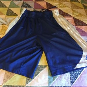 Blue Adidas shorts