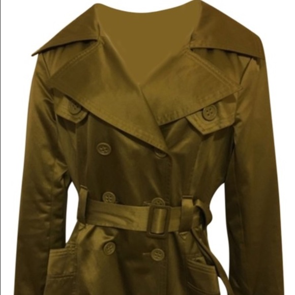 Green Bebe trench coat