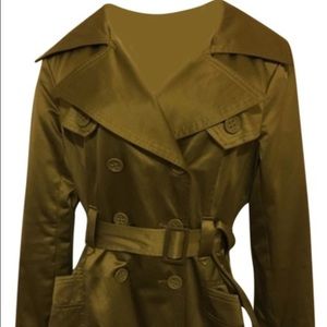 Green Bebe trench coat