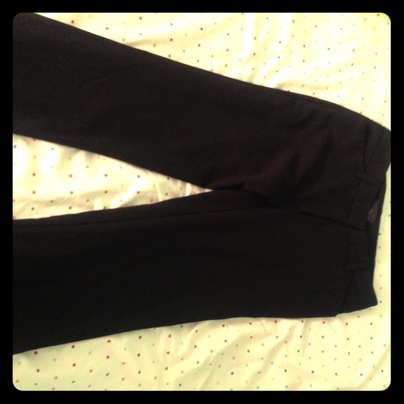 Black dress up pants