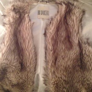 BB Dakota Faux Fur Vest