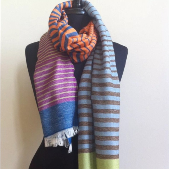 NWT Stripe Scarf from Anthropologie by Ahujasons.