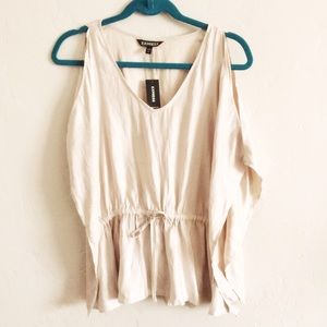 Express blouse, cold shoulder