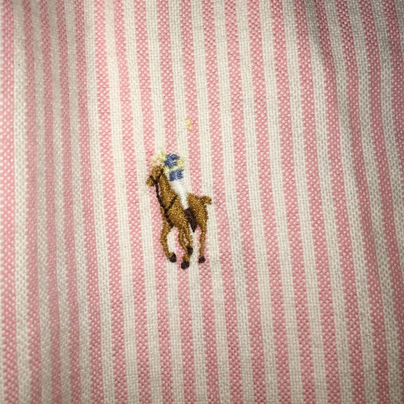 Ralph Lauren striped button up. Never worn. - Picture 3 of 3