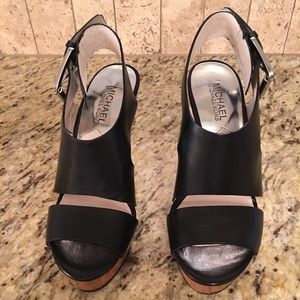 Michael Kors Black Wedges