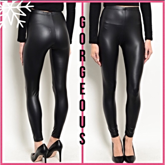 Pants - ❗️LAST MEDIUM❗️Vegan Leather Leggings