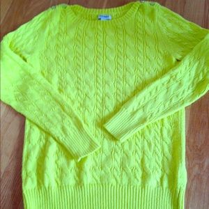 Yellow sweater