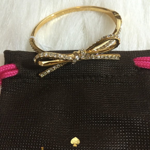 Kate Spade Gold Pave Bow Bracelet - Picture 4 of 4