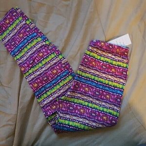 Womens fashion printed leggings size l/xl and s/m