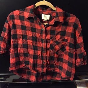 Plaid Crop Top