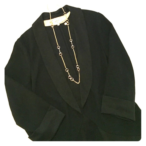 Black tuxedo style blazer