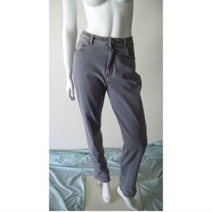 1990's Grey High Waist Mom Jeans Boyfriend Denim