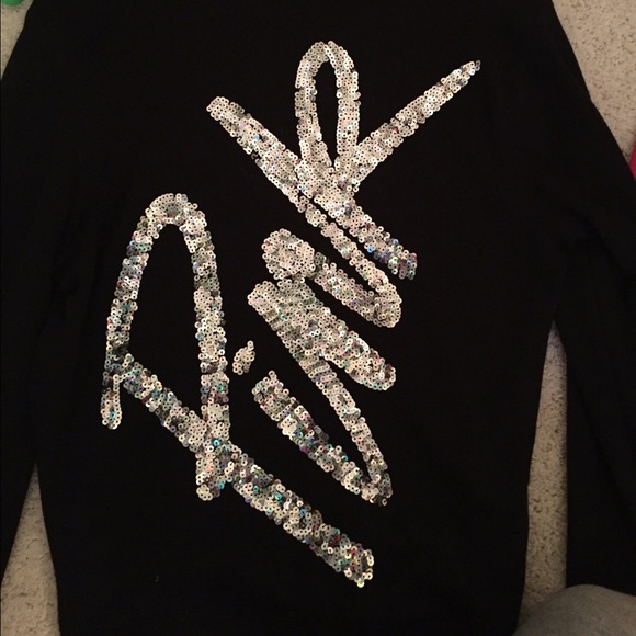 PINK full zip sequined jacket