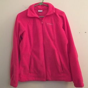 Full zip fleece Columbia jacket
