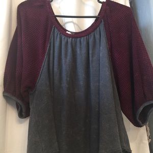 Free People raglan shirt -will donate after Feb.29