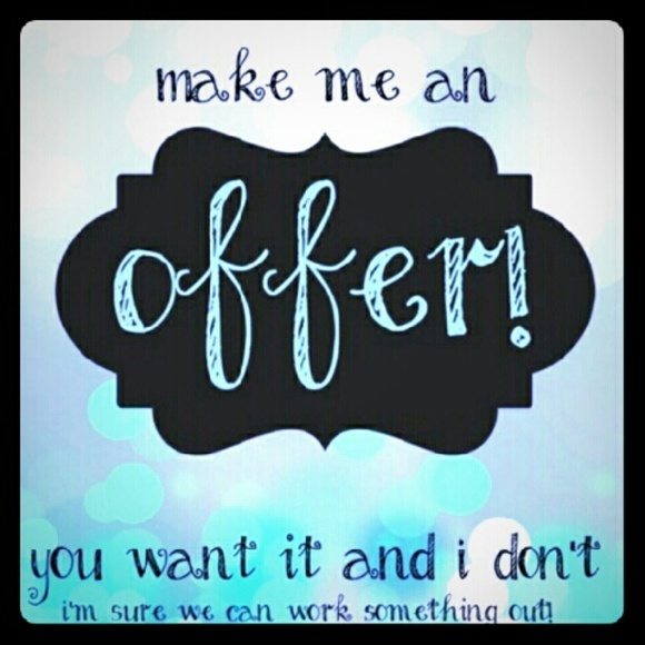 Make me an offer or bundle items for discount