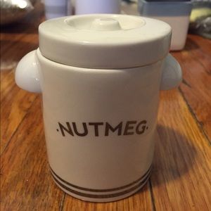 West Elm nutmeg jar