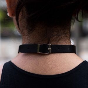 Faux Leather Choker