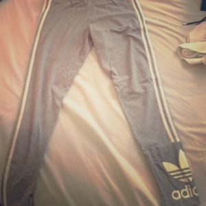 Grey Adidas Leggings