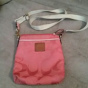 Coral Coach Bag