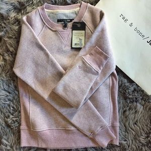 Rag & Bone Langford Sweatshirt in Antique Rose XS